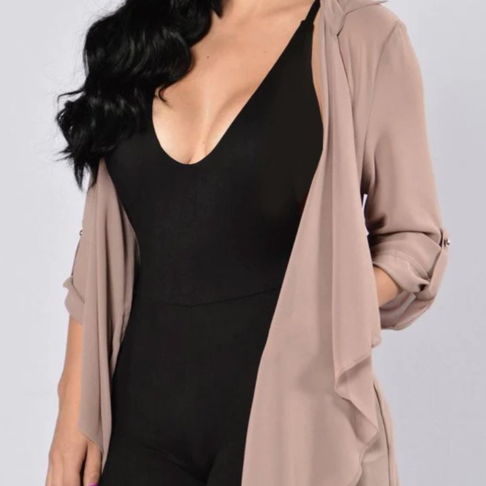 Women's Mocha Duster Jacket